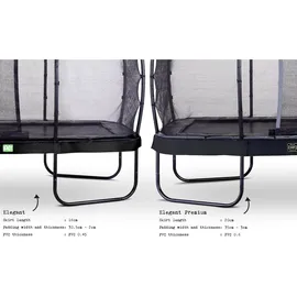 EXIT TOYS Elegant Premium 214 x 366 cm inkl. Deluxe Sicherheitsnetz schwarz