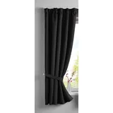 Gardinenbox Vorhang »Newyork« HxB 160x140 cm Schwarz