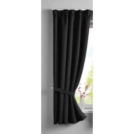 Gardinenbox Vorhang »Newyork« HxB 160x140 cm Schwarz