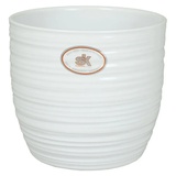 Söndgen Keramik Soendgen Keramik Blumentopf, Bergamo Pure, weiß glänzend, 21 x 21 x 20 cm, 0252/0021/0050