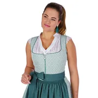Melega Dirndl Midi Dirndl 2tlg. - SAFIRA - mint/tanne 44