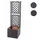 Mendler Rankkasten HWC-D76 142 x 43 x 43 cm Braun