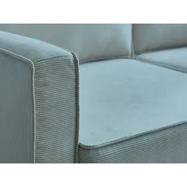 best mobilier Jake, Ecksofa 7 Sitz(e) Blau