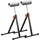 Vevor 2er-Set Rollenbock, 61 kg Tragkraft, höhenverstellbar 68-108 cm,kappbarer Rollenständer mit 292,1 mm poliertem Stahlrollenkopf, Arbeitsbock für Tischkreissägen-Auslauf, Verlängerungsstütze