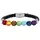 Saraswati Armband Leder Chakra Edelsteine 6 cm