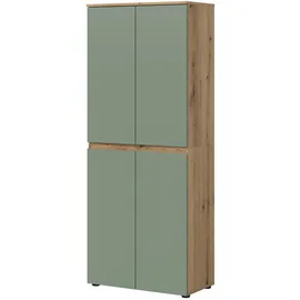 inn.furn Assino Mehrzweckschrank 70 x 175 x 37 cm Grün