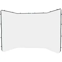 Manfrotto LL LB7625 Panorama-Hintergrund – 4 m, schwarz