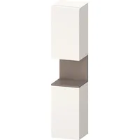 Duravit Qatego Hochschrank Weiß Supermatt mit Nischenbeleuchtung × weiß