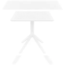 CLP Sky Gartentisch 80 x 80 x 80 cm Weiß