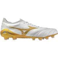 Mizuno Morelia Neo IV Beta Elite FG Herren White/MP Gold/Cool Gray 43