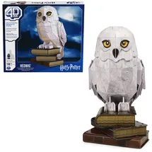 Spin Master 4D Build - Harry Potter, 3D-Puzzle der beliebten Schnee-Eule Hedwig aus hochwertigem Karton, 118 Teile, für Harry Potter Fans ab 12 Jahren,