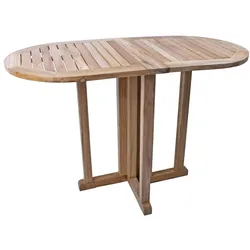 Garden Pleasure Teak Balkontisch Solo Garten Holz Esstisch Tisch Möbel klappbar