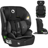 lionelo Billy i-Size Schwarz Grau