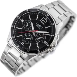 Casio MTP Analog Quarz Edelstahl 37 mm MTP-1374D-1