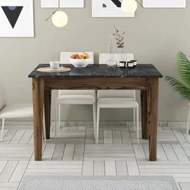 Skye Decor Kiev 110 x 75 x 72 cm Nussbaumfarbe/schwarz