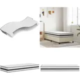 Vidaxl - Matratze Bonnell-Federkern Mittel 80x200 cm - Bonnell-Matratze - Federkernmatratze - Matratze 80x200 - Einzelbetttatratze - Mittelharte