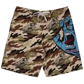 Santa Cruz Badeshorts Screaming Hand Schwarz 34
