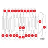 KS Tools Leere Schaumstoffeinlage zu 811.0041