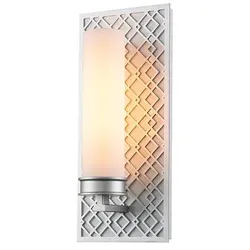 Ziggy 1lt Wandleuchte – Lackiertes Silber
