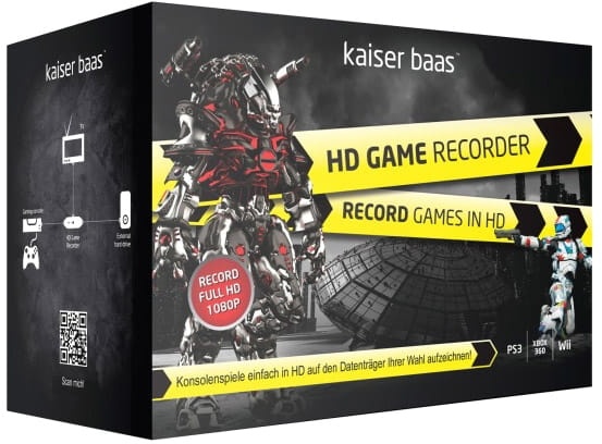 Grabadora de juegos Kaiser Baas HD
