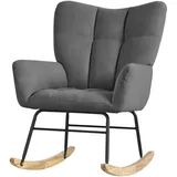 Schaukelstuhl Sessel Schaukelsessel Relaxsessel Wohnzimmersessel Polstersessel