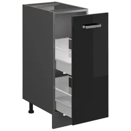 Vicco Apothekerschrank R-Line 30 x 60 x 81,6 cm Schwarz