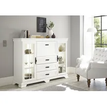 OTTO home Highboard Royal 158 x 117 x 46 cm Weiß