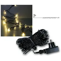 STAR LED-Lichterkette 10 m Schwarz