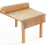 Tischdeckenrolle 1x25m, Helles apricot, Einweg Stoffähnlich, Tischdecke, Party & Deko, Vlies Meterware, Papiertischdecke Rolle, Flexibel Zuschneidbar, Platzsparend Für Bankettfeiern Eventdekoration