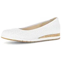 Gabor Ballerinas, für Damen, weiß, Gr. 38 1⁄2 EU