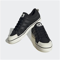 adidas Herren Bravada 2.0 Lifestyle Skateboarding Canvas Sneaker, core Black/core Black/Off White, 47 1/3 EU - 47 1/3 EU