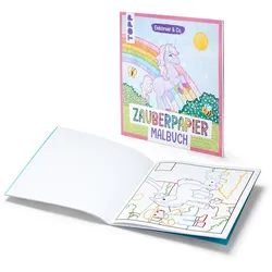 Tchibo - Buch: »Zauberpapier Malbuch ‒ Einhörner & Co.«