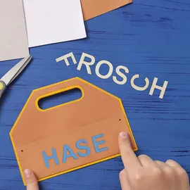 Relaxdays Holzbuchstaben Set, 324 tlg. Beige