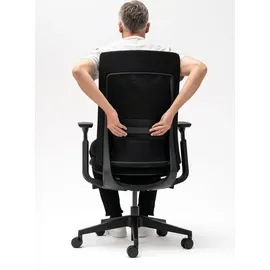 Yaasa Chair Essential Stoff Schwarz