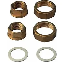 WOLF-Garten Wolf Übergangsverschraubung 1 1/2" 2070753 Messing, für Hydraulik-Gruppe