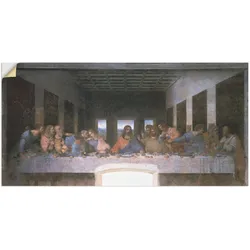 Artland Wandbild »Das letzte Abendmahl«, Religion, (1 St.), als Leinwandbild, Wandaufkleber in verschied. Größen Artland Farbe Bild(er): braun