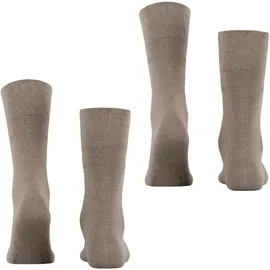 Esprit Basic Easy Socken 2er Pack Braun 43-46