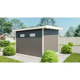 Elephant Gin Gartenhaus 3,44 x 3,44 m Anthrazit