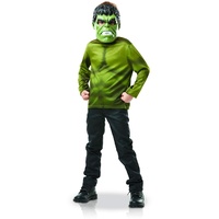 RUBIE'S I-300112 Hulk Offizielles Marvel Kostüm, Jungen, Top 5/8 Jahre + Maske