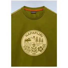 Napapijri Cabin Kurzarm-t-shirt - Avocado - XL