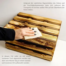 Creative Deco Holzkiste 27 x 20 x 21 cm 1-tlg. braun