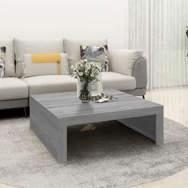 furnicato Couchtisch Grau Sonoma 100 x 35 x 100 cm