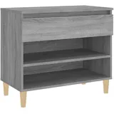 vidaXL Schuhregal 70 x 36 x 60 cm grau / grau