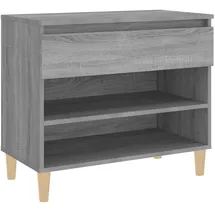vidaXL Schuhregal 70 x 36 x 60 cm grau / grau