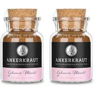 Ankerkraut Gebrannte Mandel Gewürz, selber machen, 55g im Korkenglas, Süßigkeiten, Weihnachten und Jahrmarkt zu Hause, Geschmack-Erlebnis (Packung mit 2)