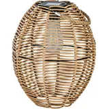 EGLO EGLO, Laterne, Leuchten Laterne SOLAR 45 cm, Braun, Energieeffizienzklasse EnEV (Ø 26 cm, 1 x)