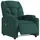vidaXL Massagesessel Elektrisch 146 x 78 x 0 cm Dunkelgrün mit Vibrationsmassage