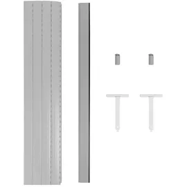 Schellenberg Rollladenpanzer Mini für 40 mm Stahlrohrwellen, inkl. Rolladen-Aufhängefedern, Aluminium-Endleiste und Rolladenstopper,
