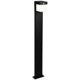 Trio Wegeleuchte Metall 15,5x100x14 cm mit Schalter Dämmerungssensor schwarz