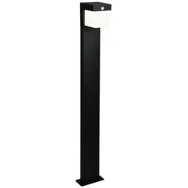 Trio Wegeleuchte Metall 15,5x100x14 cm mit Schalter Dämmerungssensor schwarz